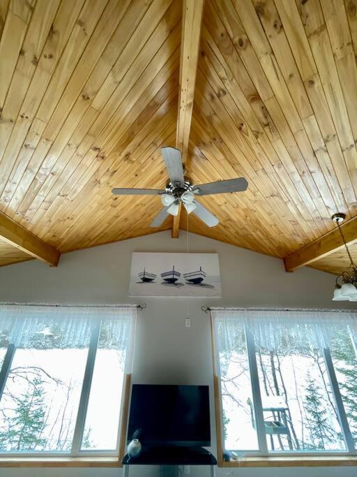 Le Chalet Bleu, Aux Pieds Des Monts-Valin Saint-David-de-Falardeau 외부 사진