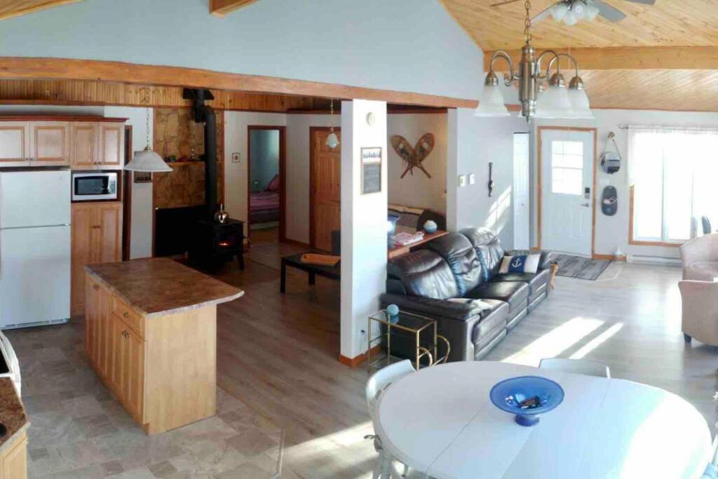 Le Chalet Bleu, Aux Pieds Des Monts-Valin Saint-David-de-Falardeau 외부 사진